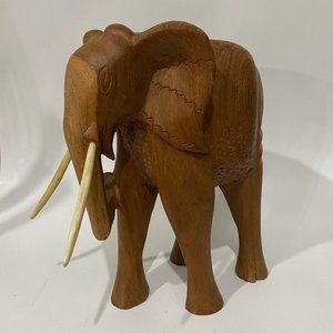 Carved Wooden Elephant